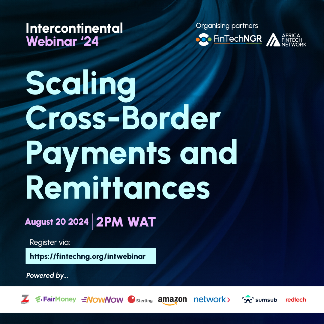 Intercontinental Webinar - Fintech NGR and AFrica Fintech Network